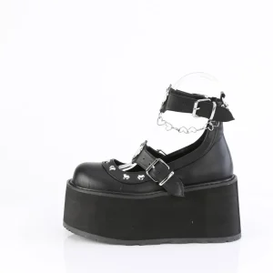 Similicuir 11,5 cm DAMNED-56 emo chaussures mary jane à boucles