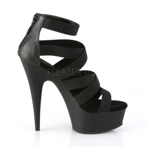 Similicuir 15 cm DELIGHT-659 sandales plateforme
