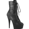 Similicuir 15 cm DELIGHT-1020PK bottines plateforme pour femmes