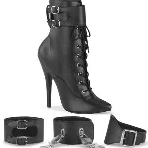 Similicuir 15 cm DOMINA-1023 bottines stiletto à talon aiguille
