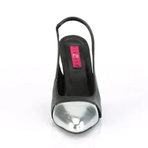 Similicuir 10 cm DREAM-405 escarpins slingback chaussures travesti