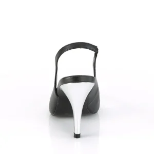 Similicuir 10 cm DREAM-405 escarpins slingback chaussures travesti