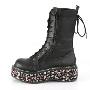Similicuir 5 cm EMILY-350 bottines plateforme lolita