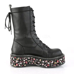 Similicuir 5 cm EMILY-350 bottines plateforme lolita
