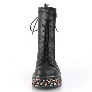 Similicuir 5 cm EMILY-350 bottines plateforme lolita