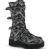 Similicuir 5 cm EMILY-322-2 plateformes bottes à boucles pour femmes