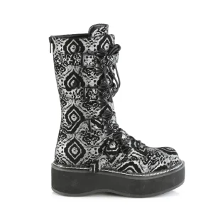 Similicuir 5 cm EMILY-322-2 plateformes bottes à boucles pour femmes