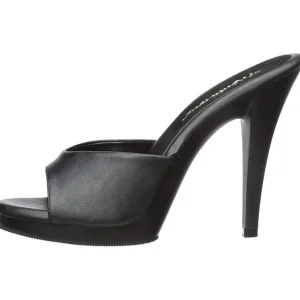 Similicuir 12 cm FLAIR-401-2 Mules Talons Hauts