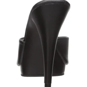 Similicuir 12 cm FLAIR-401-2 Mules Talons Hauts