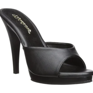 Similicuir 12 cm FLAIR-401-2 Mules Talons Hauts