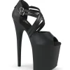 Similicuir 20 cm FLAMINGO-865 chaussures de soirée femmes