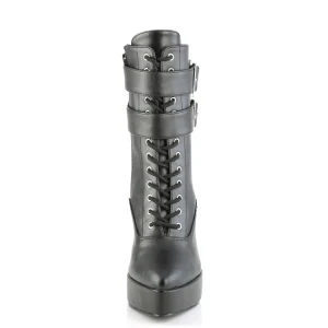 Similicuir 13,5 cm INDULGE-1026 bottines stiletto à talon aiguille