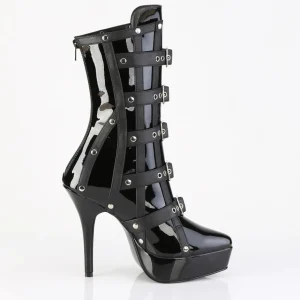Similicuir 13,5 cm INDULGE-1038 bottines stiletto à talon aiguille