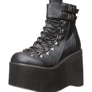 Similicuir 11,5 cm KERA-21 bottines lolita talons compensées