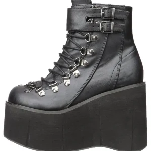 Similicuir 11,5 cm KERA-21 bottines lolita talons compensées