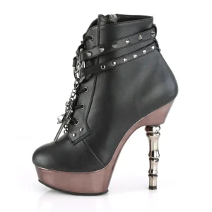 Similicuir 14 cm MUERTO-1001 bottines plateforme gothique