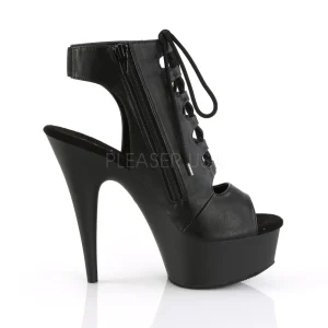 Similicuir 16 cm Pleaser DELIGHT-600-20 Plateforme Bottines