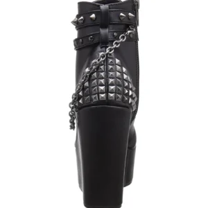 Similicuir 13 cm POISON-101 bottines compensées lolita gothique