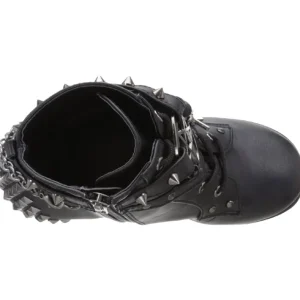 Similicuir 13 cm POISON-101 bottines compensées lolita gothique