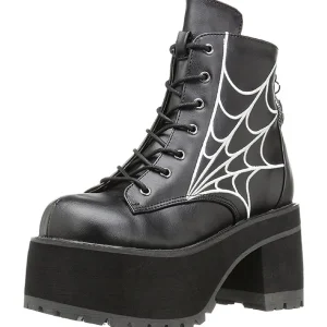 Similicuir 9,5 cm RANGER-105 bottines plateforme lolita