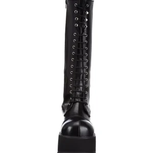 Similicuir 9,5 cm RANGER-302 Bottes Gothiques Hommes Plateforme