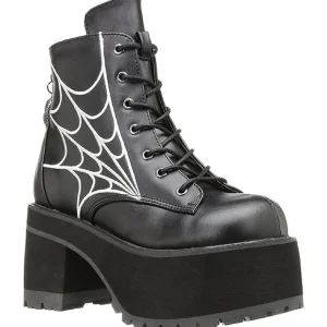 Similicuir 9,5 cm RANGER-105 bottines plateforme lolita
