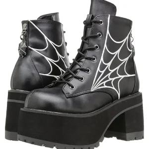 Similicuir 9,5 cm RANGER-105 bottines plateforme lolita