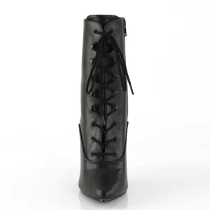 Similicuir 13 cm SEDUCE-1020 fétiche bottines à talons aiguilles noirs