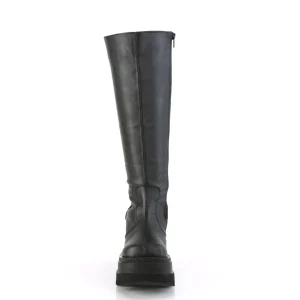 Similicuir 11,5 cm SHAKER bottes mollets larges et cuisses rondes élastiquées