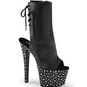 Similicuir 18 cm STARDANCE-1018-7 bottines plateforme pour femmes