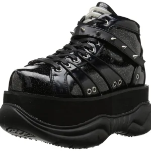 Similicuir Noir 7,5 cm NEPTUNE-100 Chaussures Gothiques Hommes Plateforme