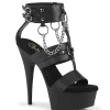 Similicuir plateforme 15 cm DELIGHT-661 chaussures à talons hauts pleaser