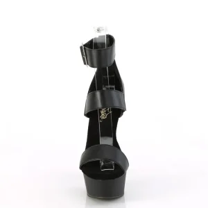 Similicuir plateforme 15 cm DELIGHT-629 chaussures à talons hauts pleaser