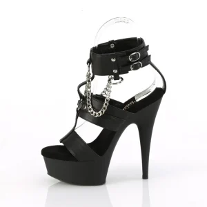 Similicuir plateforme 15 cm DELIGHT-661 chaussures à talons hauts pleaser