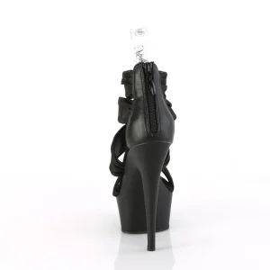 Similicuir plateforme 15 cm DELIGHT-620 chaussures à talons hauts pleaser