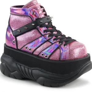 Similicuir Rose 7,5 cm NEPTUNE-100 Chaussures Gothiques Hommes Plateforme