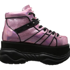 Similicuir Rose 7,5 cm NEPTUNE-100 Chaussures Gothiques Hommes Plateforme