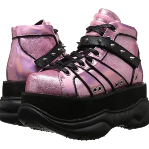 Similicuir Rose 7,5 cm NEPTUNE-100 Chaussures Gothiques Hommes Plateforme