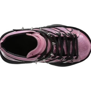 Similicuir Rose 7,5 cm NEPTUNE-100 Chaussures Gothiques Hommes Plateforme