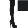 Stretch Nylon 15 cm DELIGHT-3002-1 Cuissardes Haut Talon Sexy