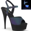 Talons hauts réfléchissants 15 cm DELIGHT-609REFL talons hauts plateforme