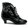 Tissu en dentelle 5 cm DAME-05 Bottines victoriennes à talons vintage noirs