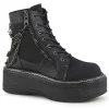 Toile 5 cm EMILY-114 bottes demoniacult plateforme