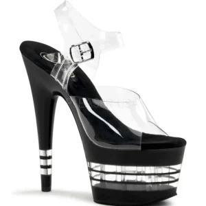Transparent 18 cm ADORE-708LN Plexi Plateforme Haut Talon