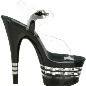 Transparent 18 cm ADORE-708LN Plexi Plateforme Haut Talon