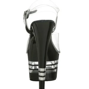 Transparent 18 cm ADORE-708LN Plexi Plateforme Haut Talon