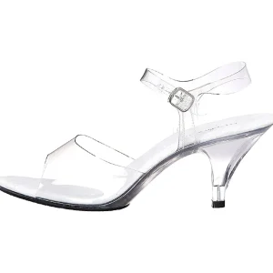 Transparent 8 cm BELLE-308 Talon Haut pour Hommes
