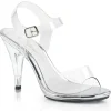Transparent 10 cm CARESS-408 Sandales Femme a Talon