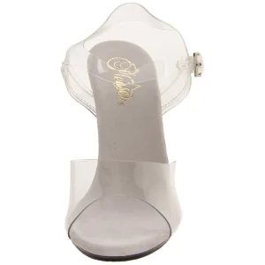 Transparent 10 cm CARESS-408 Sandales Femme a Talon