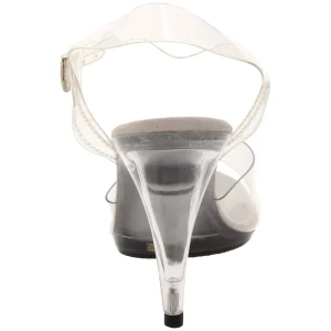 Transparent 10 cm CARESS-408 Sandales Femme a Talon